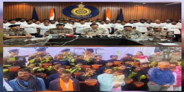 छत्तीसगढ़ के दंतेवाड़ा में 37 नक्सलियों ने किया आत्मसमर्पण, इनमें 27 पर था 65 लाख का इनाम