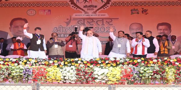 छत्तीसगढ़ के बस्तर से नक्सलवाद खत्म होते ही विकास की होगी नई शुरुआत : अमित शाह