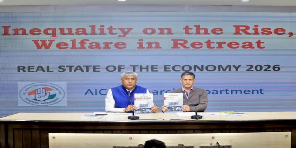 रोजगार घटा, असमानता बढ़ी और जीडीपी आंकड़े अविश्वसनीय : कांग्रेस