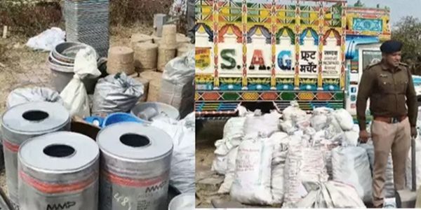 मप्र के खंडवा में अवैध पटाखा फैक्टरी का भंडाफोड़, दो टन बारूद बरामद