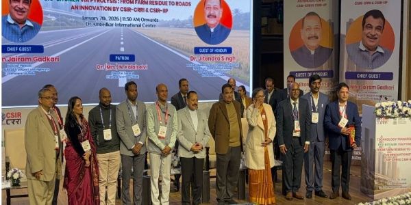 सीएसआईआर ने किया बायो-बिटुमेन तकनीक का मंत्रालय को हस्तांतरण