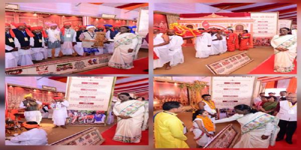 राष्ट्रपति ने बस्तर दशहरा प्रदर्शनी का किया अवलोकन, कहा-यह समृद्ध जनजातीय सांस्कृतिक विरासत की परंपराएं हैं