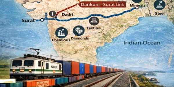 डानकुनि–सूरत समर्पित माल गलियारे के त्वरित क्रियान्वयन के निर्देश