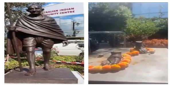 मेलबर्न में गांधीजी की मूर्ति चुराए जाने की भारत ने कड़ी निंदा की