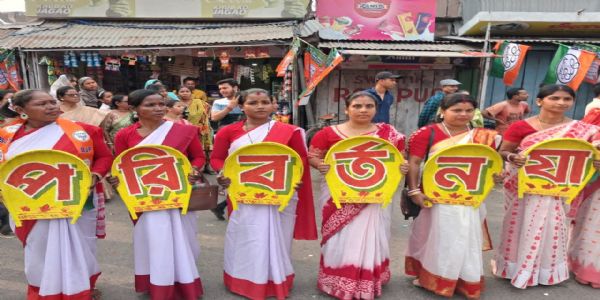 परिवर्तन यात्रा में हरियाणा के मुख्यमंत्री नायब सिंह सैनी का ममता सरकार पर हमला, कहा- बंगाल को भ्रष्टाचार और तुष्टिकरण की राजनीति से मुक्त करना होगा