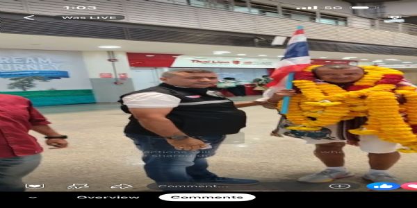 विश्व में शांति का संदेश लेकर थाईलैंड से अयोध्या की पदयात्रा पर निकले राजू चान