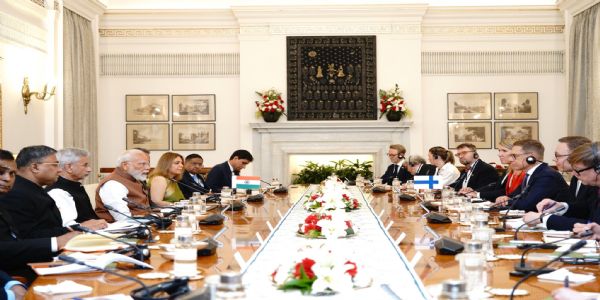 (लीड) भारत-फिनलैंड व्यापार करेंगे दोगुना, डिजिटल और शहरी समाधान में करेंगे सहयोग