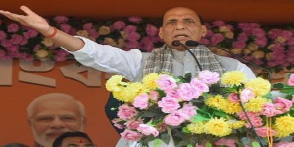 पश्चिम बंगाल में राजनाथ सिंह ने कहा- भाजपा सत्ता में आई तो गुंडाराज समाप्त किया जाएगा