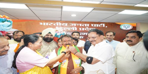 हर्ष मल्होत्रा ने संभाला भाजपा दिल्ली प्रदेश अध्यक्ष का कार्यभार