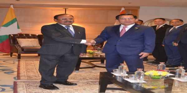 म्यांमार के राष्ट्रपति से राष्ट्रीय सुरक्षा सलाहकार ने की मुलाकात