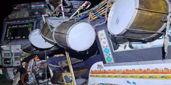 (अपडेट ) रामगढ़-बोकारो एनएच-23 पर हुए हादसे में बैंड पार्टी के आठ कलाकारों की मौत, मुख्यमंत्री ने जताय शोक
