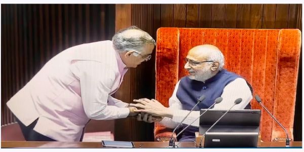 भाजपा के राष्ट्रीय महामंत्री तरुण चुग ने राज्यसभा सदस्य के रूप में ली शपथ