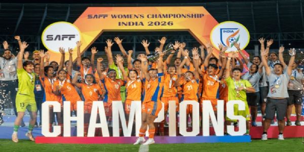 प्रधानमंत्री ने एसएएफएफ महिला चैंपियनशिप 2026 जीतने पर भारतीय महिला फुटबॉल टीम को बधाई दी