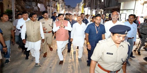 मप्र के मुख्यमंत्री ने पैदल चलकर उज्जैन में सिंहस्थ 2028 के निर्माण कार्यों की प्रगति का लिया जायजा