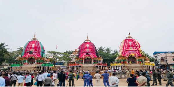 पुरी में बाहुडा यात्रा प्रारंभ, श्रीमंदिर वापसी को लेकर भक्तों में उत्साह; कड़ी सुरक्षा व्यवस्था लागू