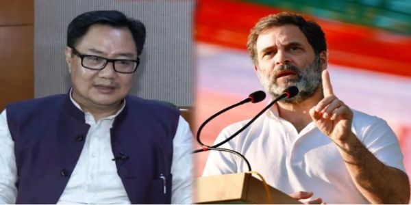 महिला आरक्षण पर रिजिजू का राहुल पर पलटवार, कहा- 2029 में लागू करने के लिए जल्द परिसीमन जरूरी