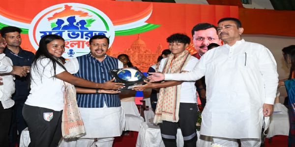 नितिन नवीन ने की ‘विकसित बंगाल’ की बात, शुभेंदु अधिकारी ने की आंगनवाड़ी-आशा कार्यकर्ताओं के लिए बड़ी घोषणाएं