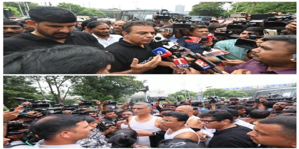 तेलंगाना विधानसभा के बाहर काली टी-शर्ट को लेकर हंगामा, हिरासत में लिए गए केटीआर और हरीश राव